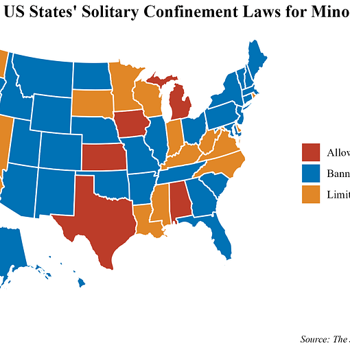 solitary confinement minors usa apr 17 2024